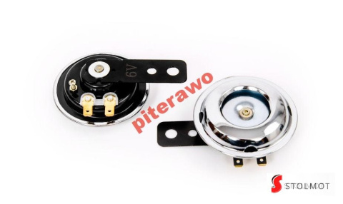 KLAKSON 6V CHROM AWO / IŻ / JUNAK / MZ / SHL / PANNONIA / WSK / WFM KLAKSON 6V CHROM AWO / IŻ / JUNAK / MZ / SHL / PANNONIA / WSK / WFM