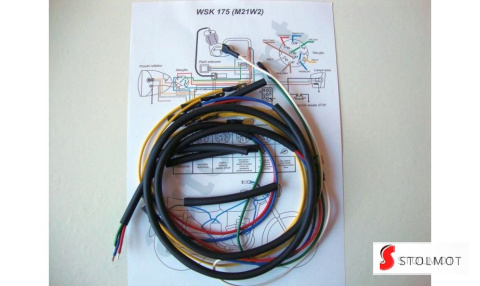 INSTALACJA ELEKTRYCZNA WSK 175 M21 W2 INSTALACJA ELEKTRYCZNA WSK 175 M21 W2