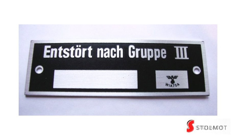 ZUNDAPP TABLICZKA BOSCH ZUNDAPP TABLICZKA BOSCH