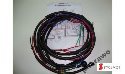 INSTALACJA ELEKTRYCZNA JAWA 250 Z AMPEROMIERZEM INSTALACJA ELEKTRYCZNA JAWA 250 Z AMPEROMIERZEM