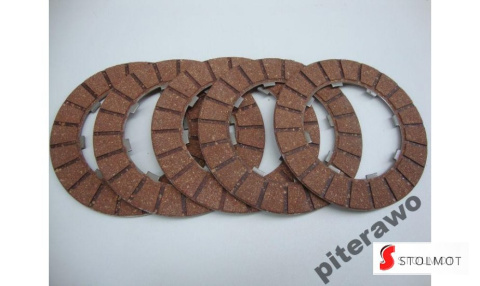 TARCZE SPRZĘGŁOWE JAWA 250 / 350 / 353 / 354 / PERAK TARCZE SPRZĘGŁOWE JAWA 250 / 350 / 353 / 354 / PERAK