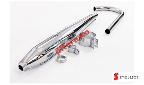 TŁUMIK WSK 125 B1 KOMPLET TŁUMIK WSK 125 B1 KOMPLET