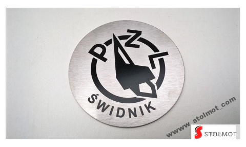 EMBLEMAT WSK 125 / 175 SZCZOTKOWANY NIERDZEWNY EMBLEMAT WSK 125 / 175 SZCZOTKOWANY NIERDZEWNY