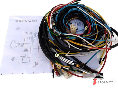 INSTALACJA JAWA CZ 350 12 V INSTALACJA JAWA CZ 350 12 V