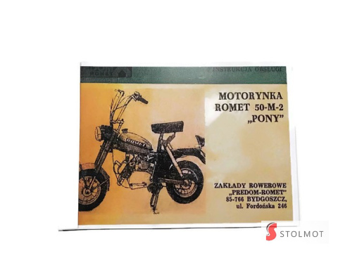 INSTRUKCJA MOTORYNKA PONY INSTRUKCJA MOTORYNKA PONY