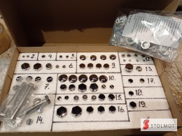 ŚRUBY AWO TOUREN NIERDZEWNE POLEROWANE